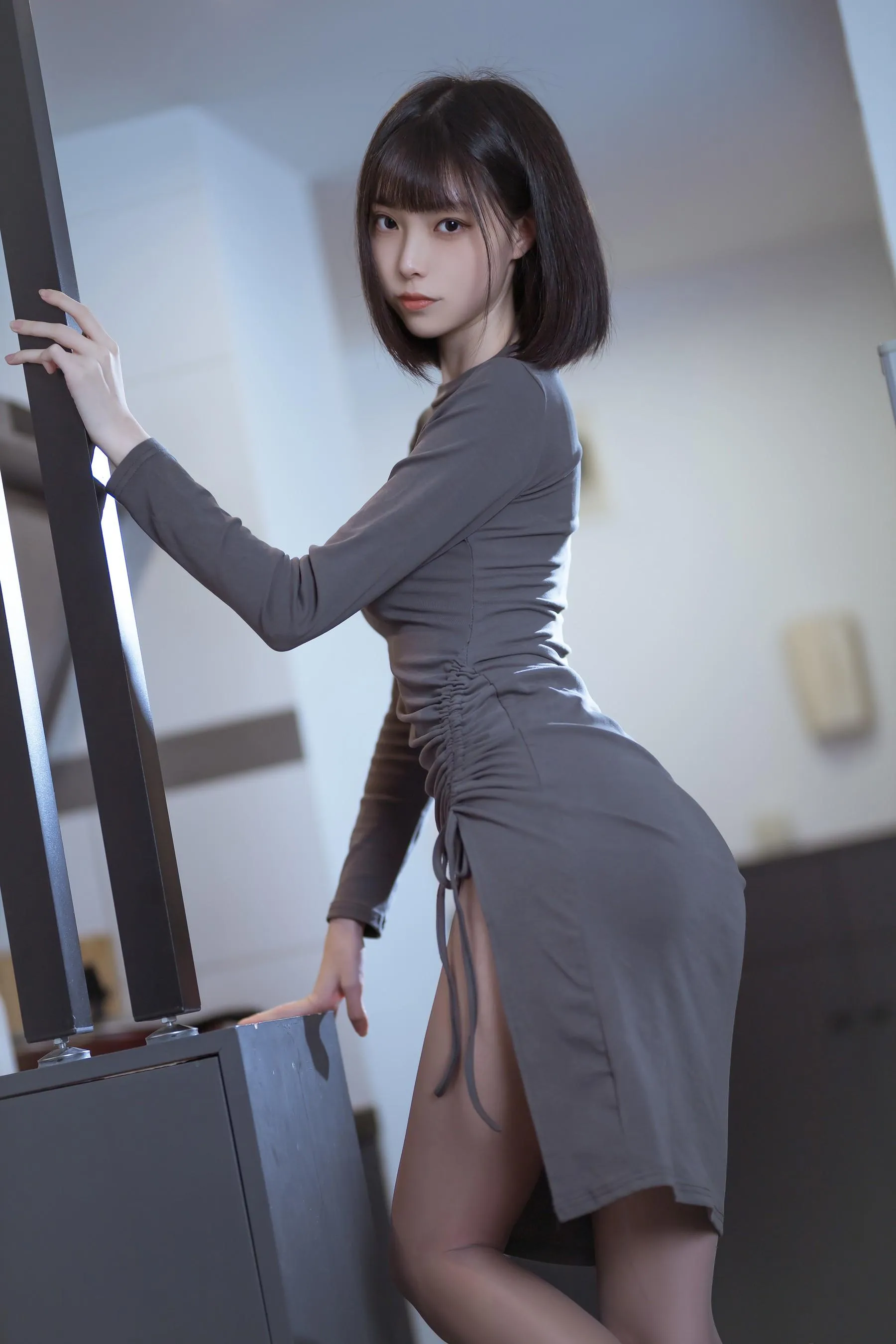 许岚LAN – NO.24 灰裙X灰丝姐姐 [40P]插图8